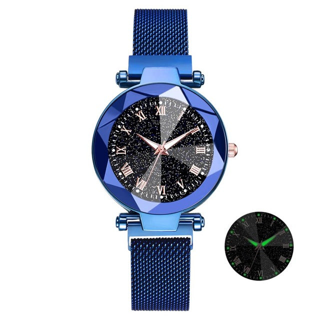 Stainless Steel Mesh Bracelet Wrist Watch