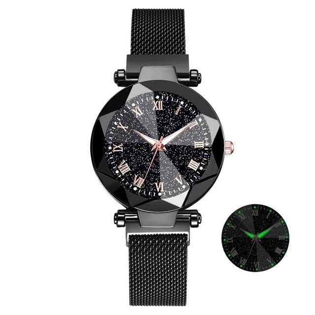 Stainless Steel Mesh Bracelet Wrist Watch
