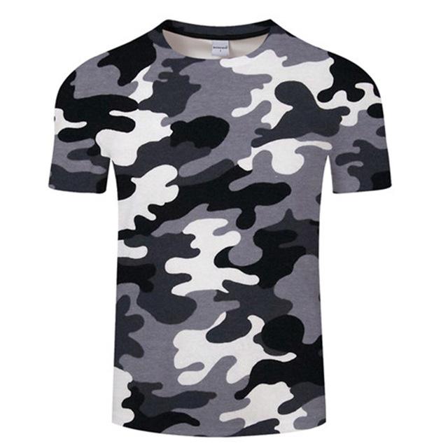 3D Printed Ink Draw Pattern Short Sleeve T-Shirt