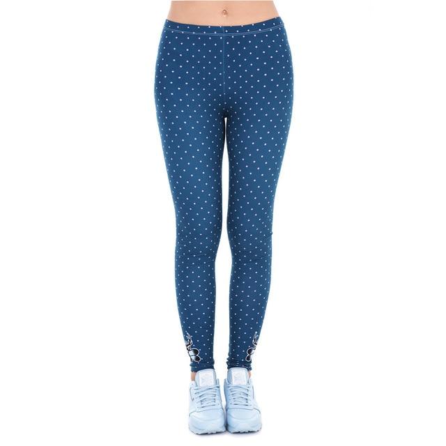 Aztec Round Ombre Printing Slim High Waist Leggings