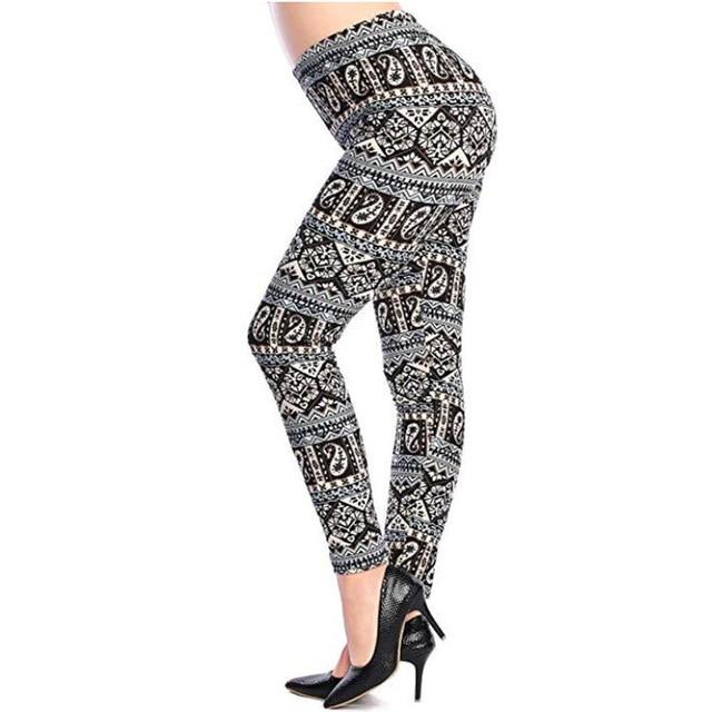 Camouflage Printing Elastic Ankle-Length Leggings