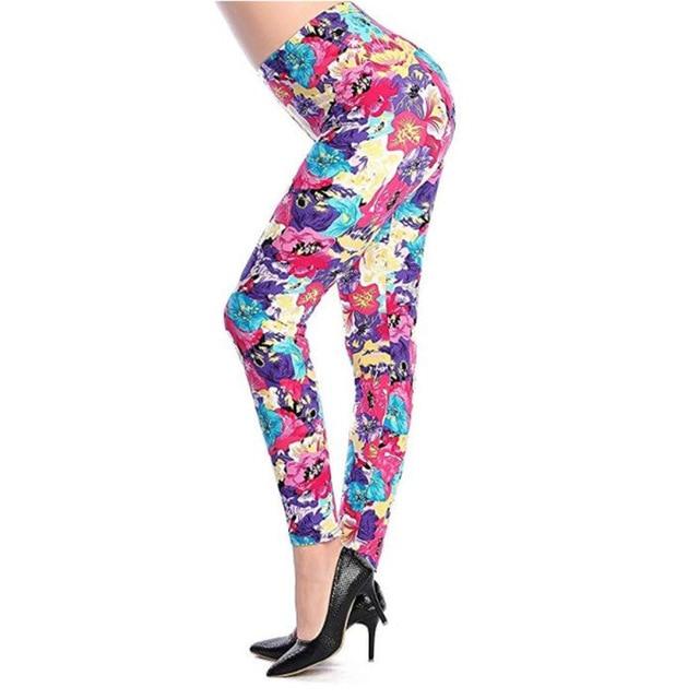 Camouflage Printing Elastic Ankle-Length Leggings