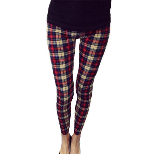 Camouflage Printing Elastic Ankle-Length Leggings