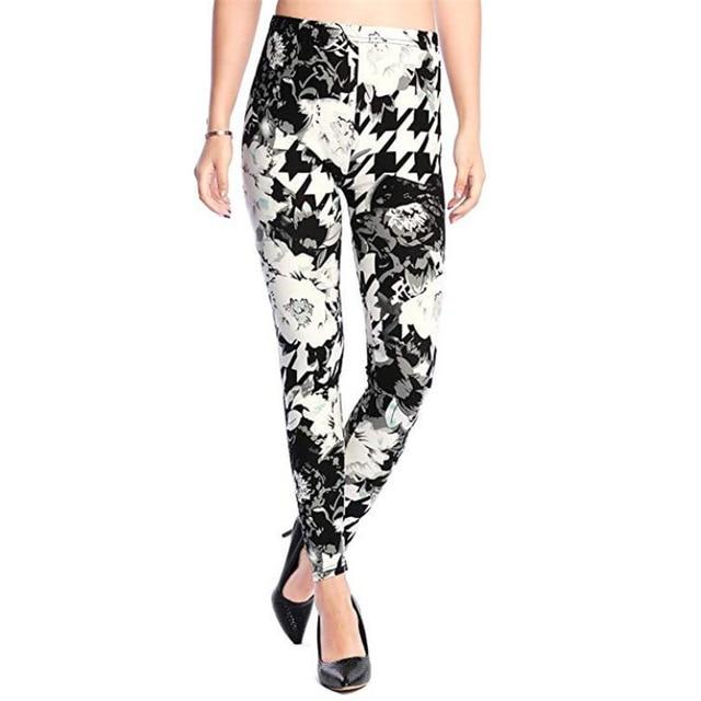 Camouflage Printing Elastic Ankle-Length Leggings - Stylesma