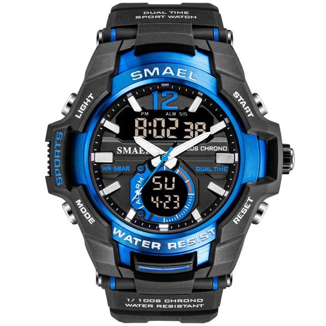 LED Digital Waterproof Fashion Men's Sports Wristwatch - Stylesma