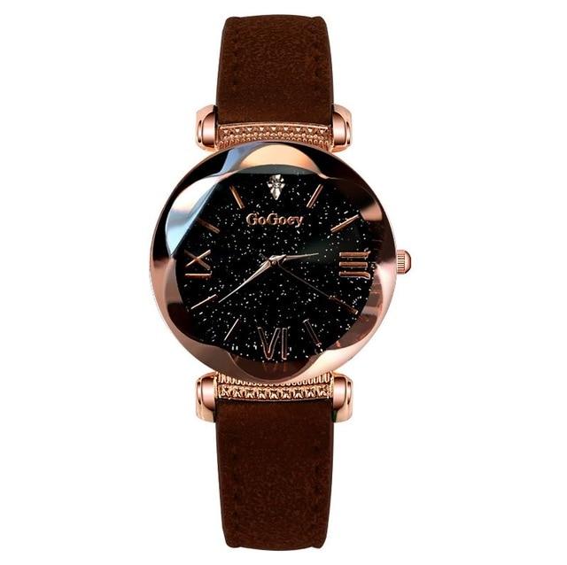 Casual Quartz Movement Leather Strap Watch