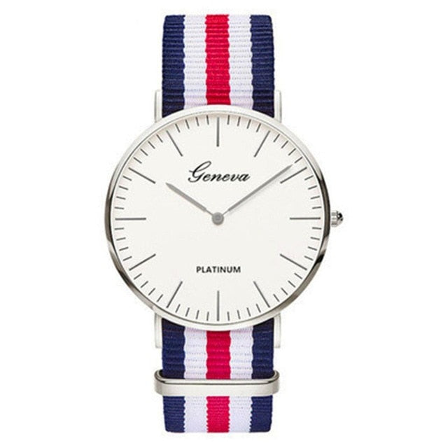 Nylon Strap Style Quartz Casual Wrist Watch - Stylesma