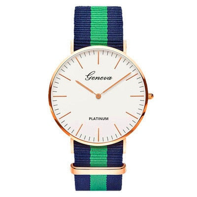 Nylon Strap Style Quartz Casual Wrist Watch
