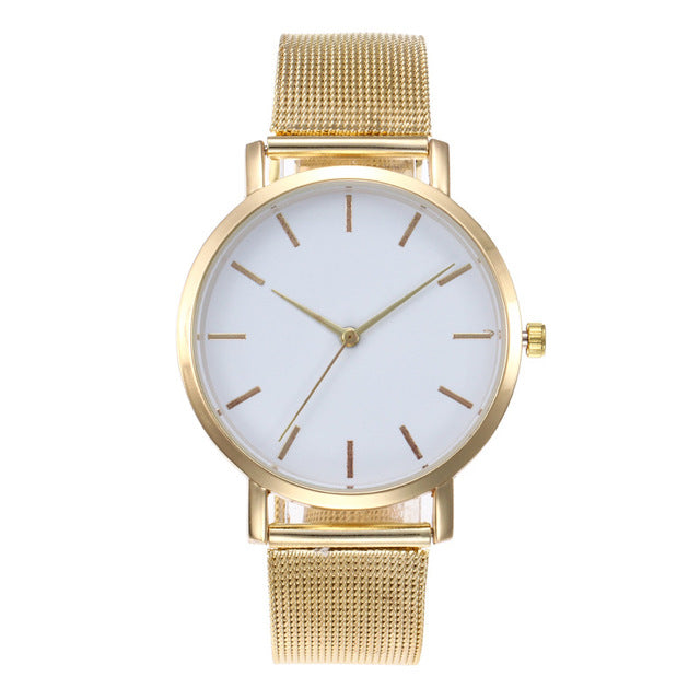 Stainless Steel Casual Wrist Watch - Stylesma