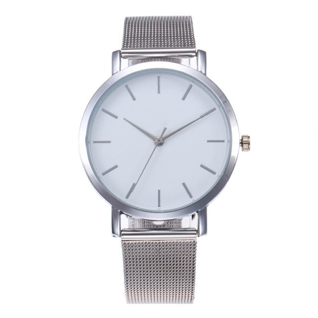 Stainless Steel Casual Wrist Watch
