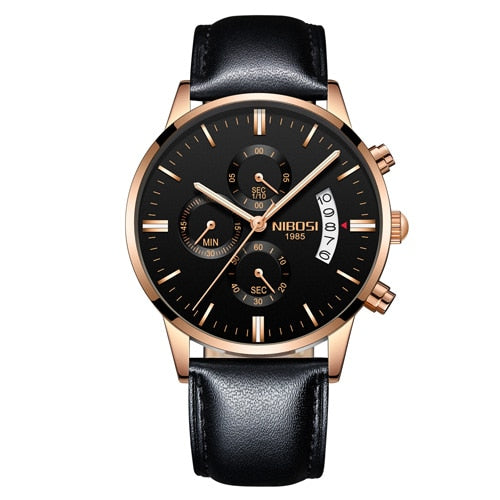 Men's Stainless Steel Anti-magnetic Shock Resistant Watch