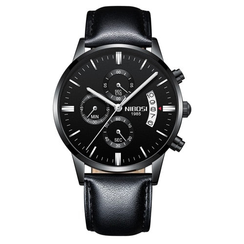 Men's Stainless Steel Anti-magnetic Shock Resistant Watch
