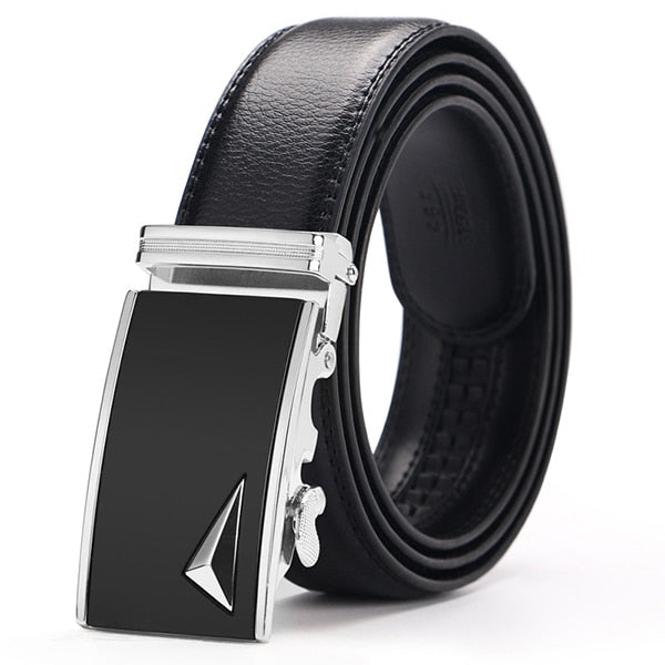 Luxury Genuine Leather Automatic Buckle Belt