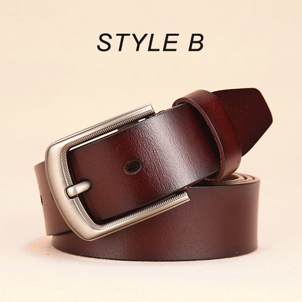 Genuine Leather Strap Vintage Belt