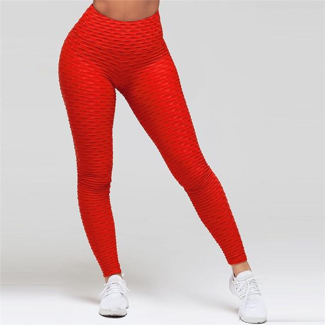 Ankle-Length Fold Elasticity Slim Push Up Legging - Stylesma