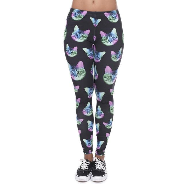 Slim High Waist Ombre Printing Aztec Legging