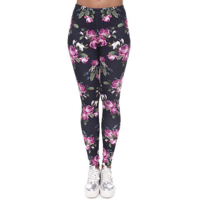 Slim High Waist Ombre Printing Aztec Legging