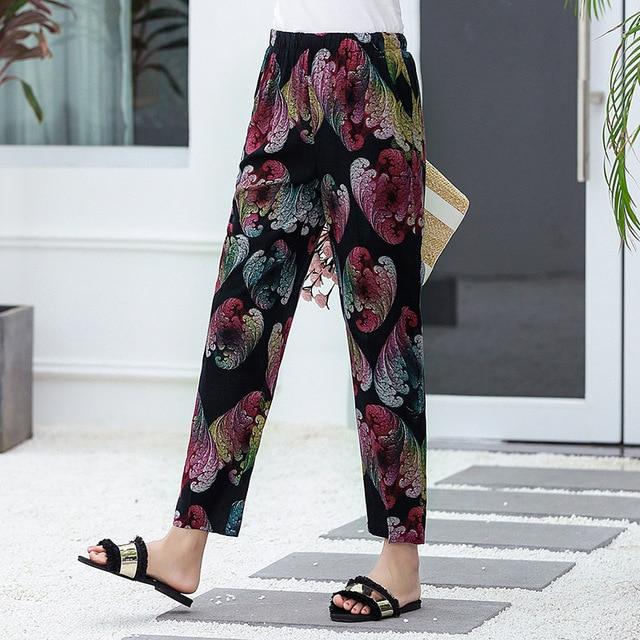 Summer Casual High Waist Pencil Pants