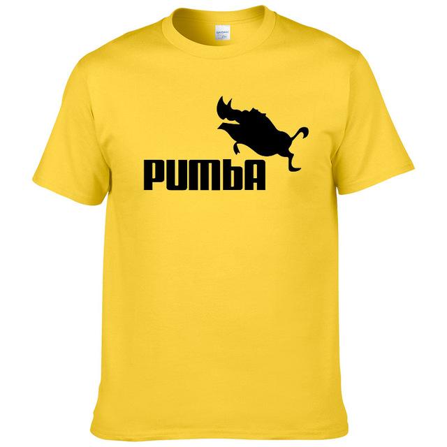 Pumba Men's Casual Short Sleeves Cotton T-Shirt