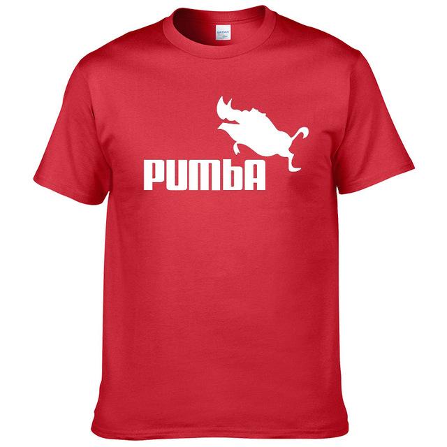 Pumba Men's Casual Short Sleeves Cotton T-Shirt