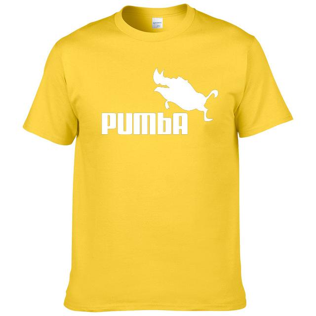 Pumba Men's Casual Short Sleeves Cotton T-Shirt - Stylesma